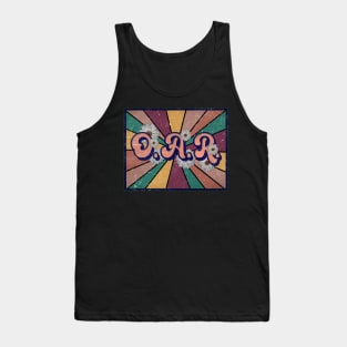 Flowers Graphic O.A.R Proud Name 70s 80s 90s Vintage Styles Tank Top